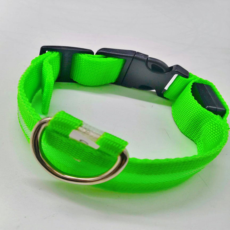 Collar LED recargable para perros