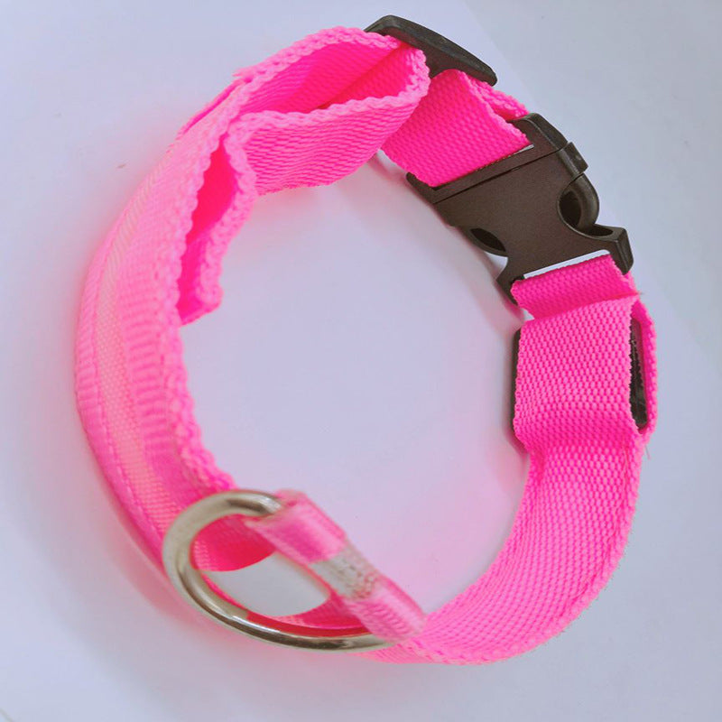Collar LED recargable para perros