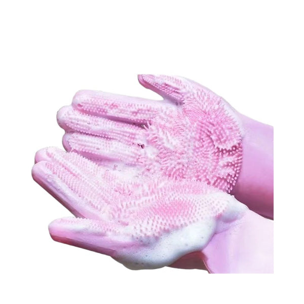 Silicone Pet Bathing Gloves Scrub Brush