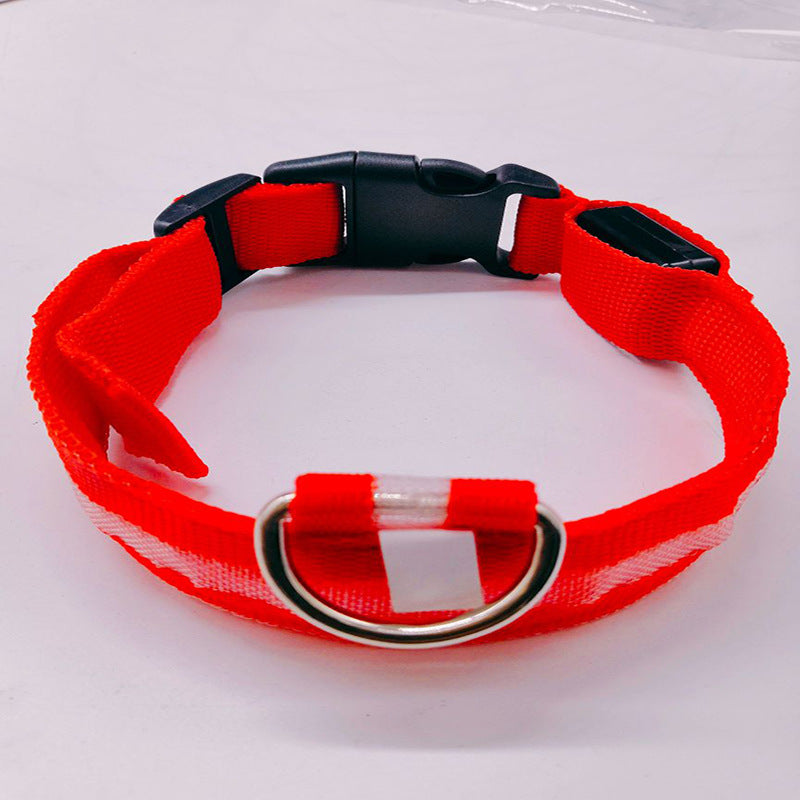 Collar LED recargable para perros