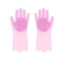 Silicone Pet Bathing Gloves Scrub Brush