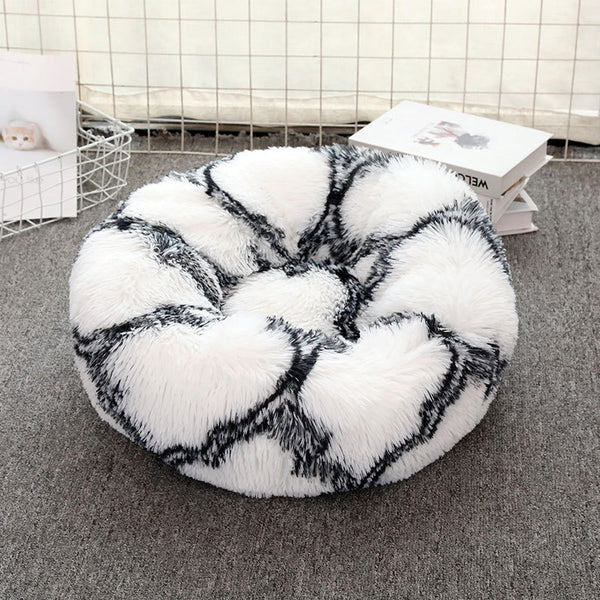 Cama donut antiestrés para perros y gatos